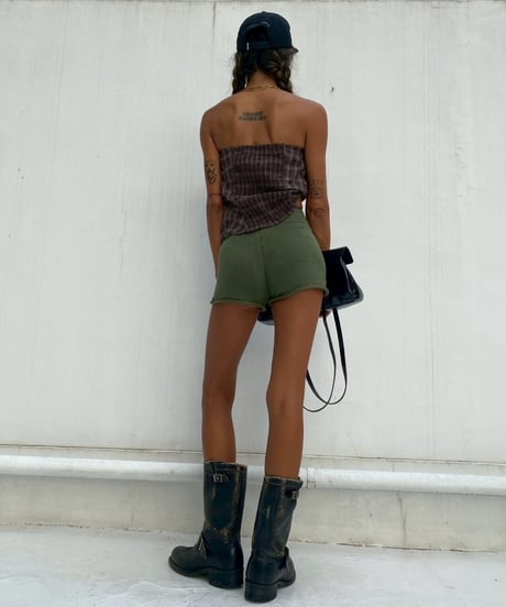 knitted shorts「rolled」#01258