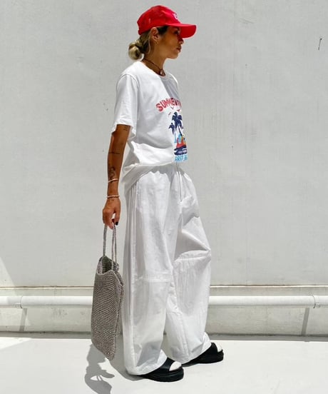 crew neck tee「beach」#88162