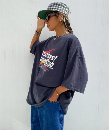oversized T「running club」#203259