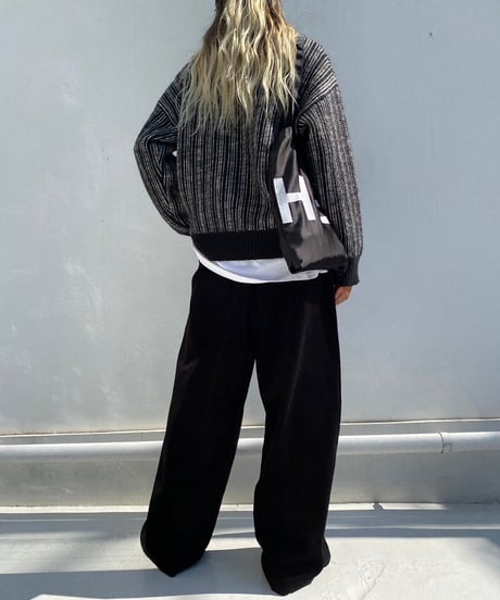 mix color knit「stripe」#8270