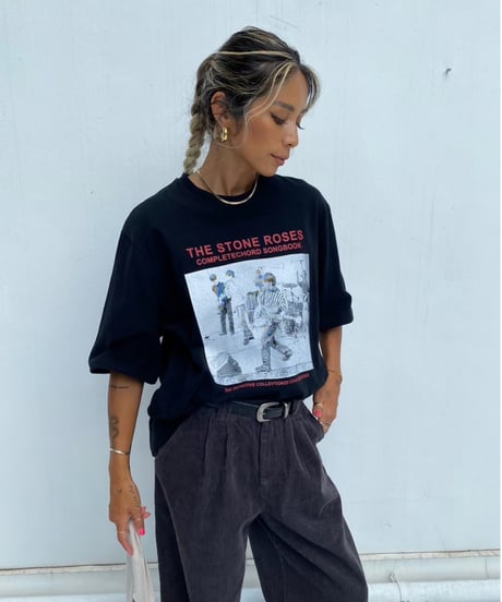 【¥7,600→¥4,800】wide Rock tee「STONE ROSES」#6315