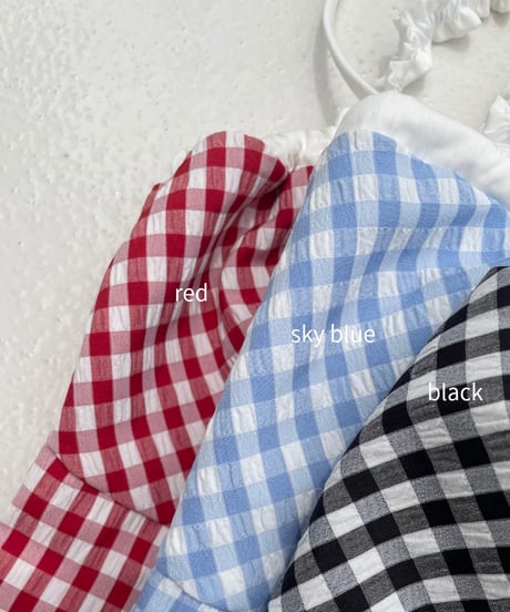 gingham camisole「diner」#2859