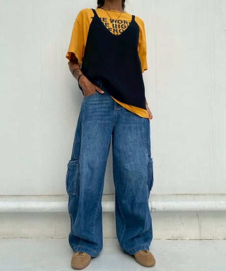 cargo denim「pocket barrel」#926158