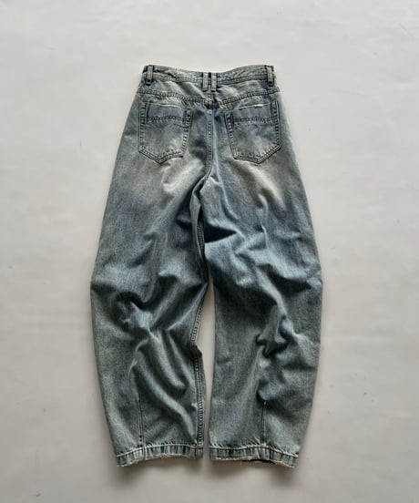 3D tuck denim「tapered」#99003
