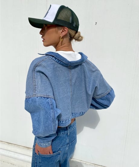 cropped denim jc「Flip」#658