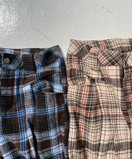wide tuck pt「tartan check」#996159