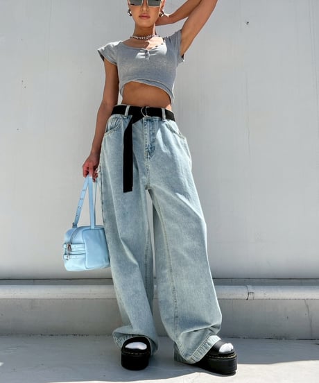 denim tapered pt「pocket」#68053