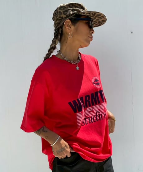 wide tee「WARMTH」#2606064