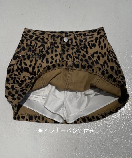 leopard mini sk「growl」(ベルト付)#50118