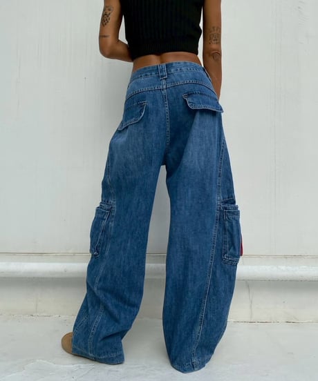 cargo denim「pocket barrel」#926158