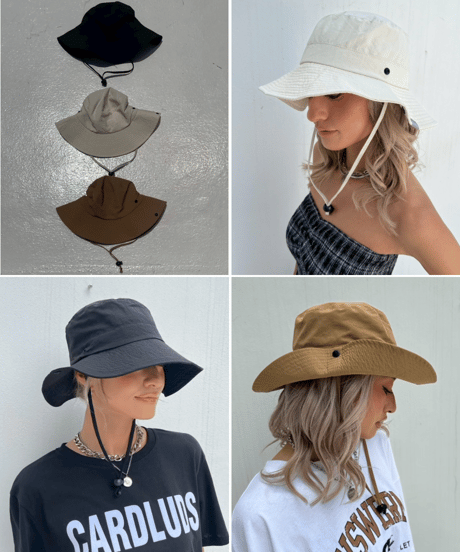 2way bucket hat「ripple」#2505-6/9