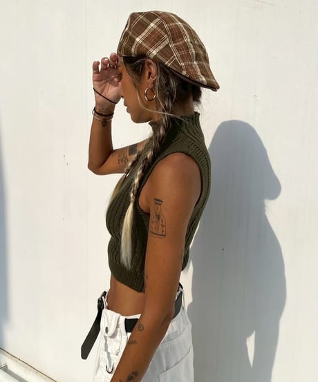 knit tank「shrink」#2576858