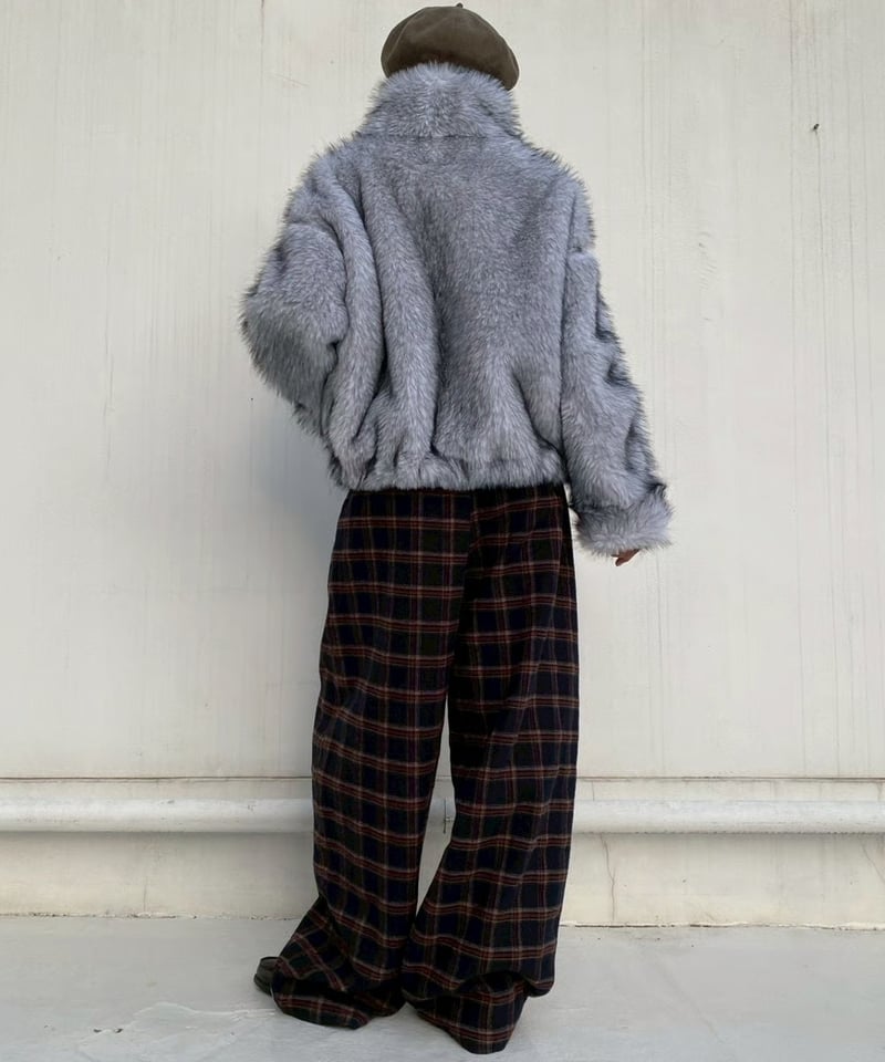 2way coat「fur leather」（リバーシブル）#251063511 | tabl