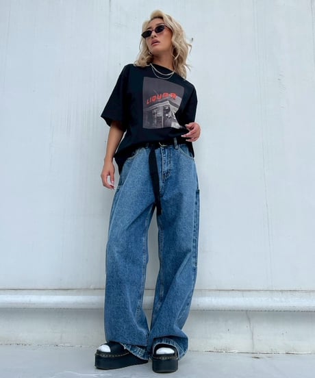 denim tapered pt「pocket」#68053