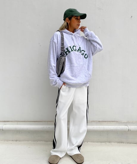 wide hoodie「CHICAGO」#75019