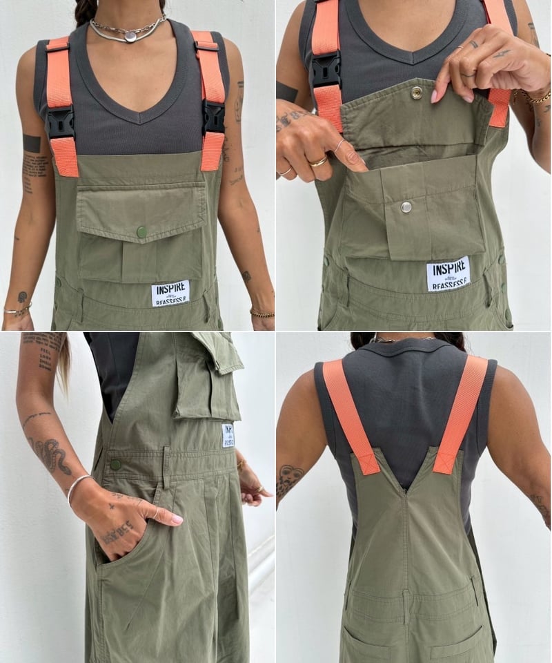 salopette「strap accent」#88055 | tablethotel-sūdo