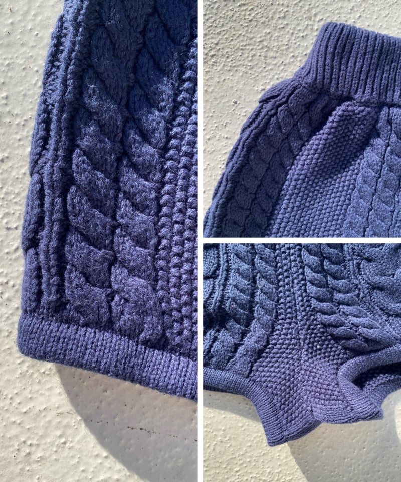 knit shorts「cable」#03051511 | tablethotel-sūdo