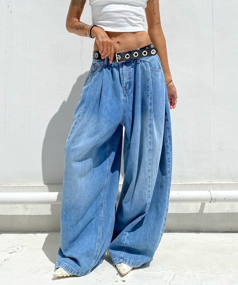 su_do tuck barrel pt 「volume」 #39664 tuck barrel pt「volume」#39664(ベルト付き) | tablethot