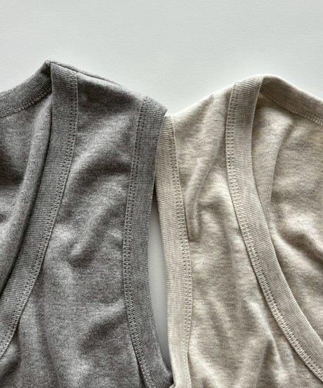 rib tank「v-neck」#5783-25364