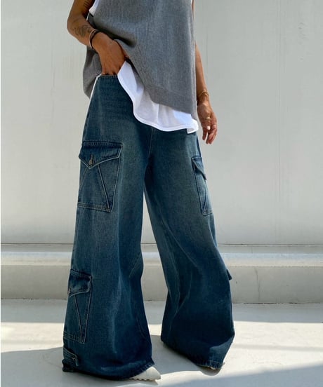 cargo denim「envelope」#91037（ベルト付き）