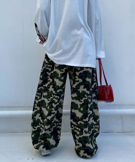 2way barrel pt「camo sweat」#10511（裏起毛）
