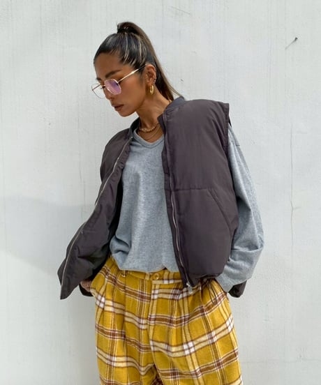 冬物非公開padded vest「puff」#6712510