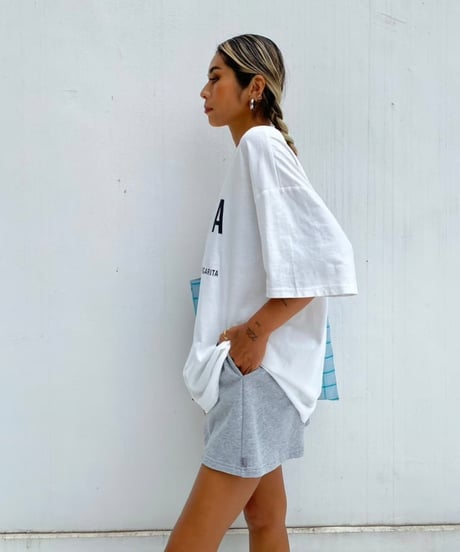 wide tee「HUG」#3271