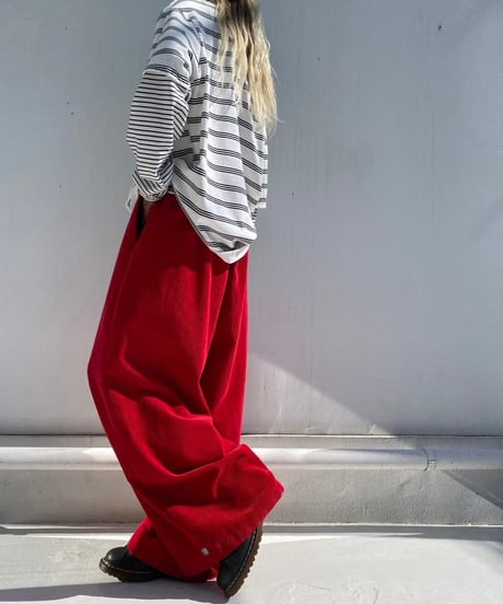 wide leg pt「corduroy」#6878