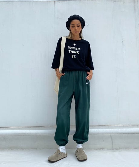 wide tee「UNDER THINK IT.」#5703