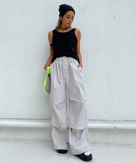 knee tack jogger pt「W stripe」#013