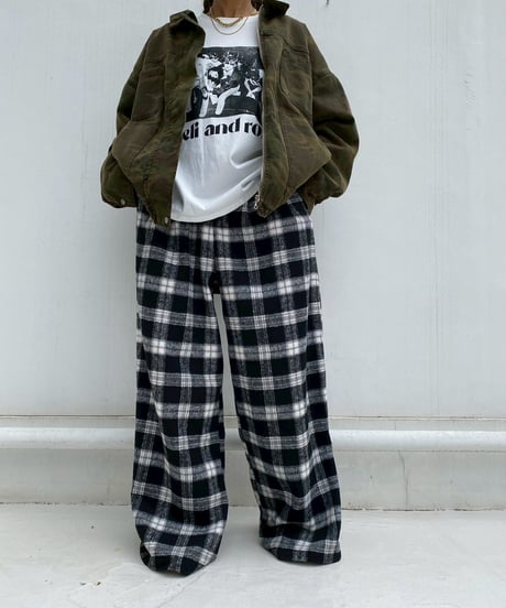 wide tuck pt「colorful check」#25810510