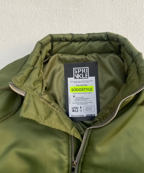oversized blouson「volume khaki」#13911511