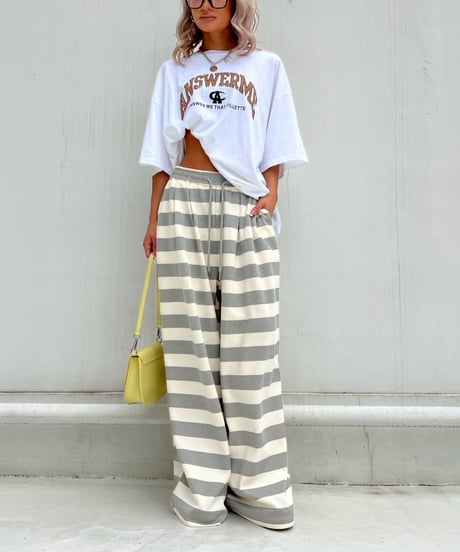 【¥7,300→¥5,800】border wide pt「flare」#6660