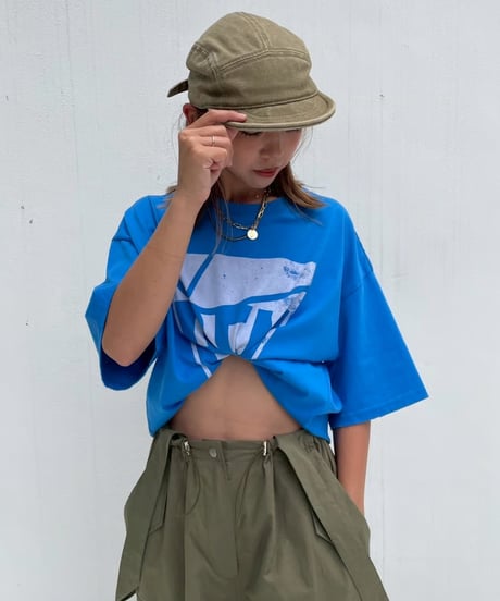 wide tee「DEN」#8386
