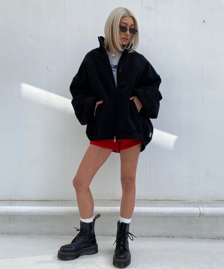 stand neck blouson「boa」#22616