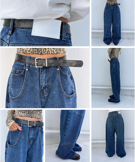 tapered denim「double」#6812059