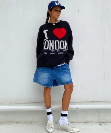 denim shorts「side rip」#1368359