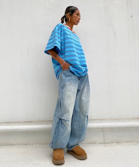 wide border T「w collar」#618