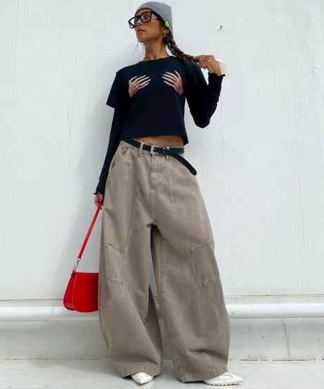 2way round bag 「vivid」#5528