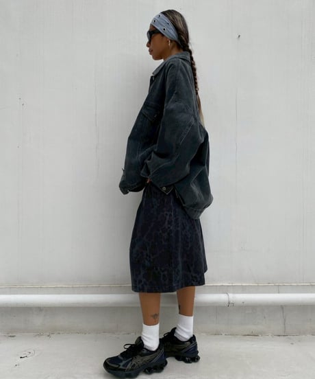 half pt「washed leopard」#6363-264