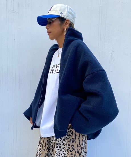 stand neck blouson「boa」#22616