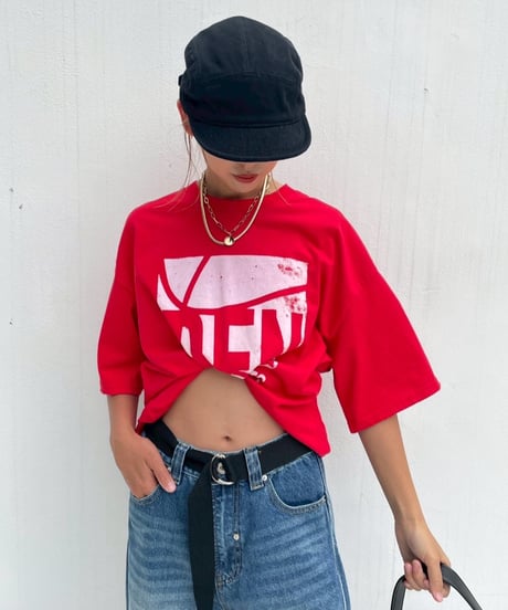 wide tee「DEN」#8386