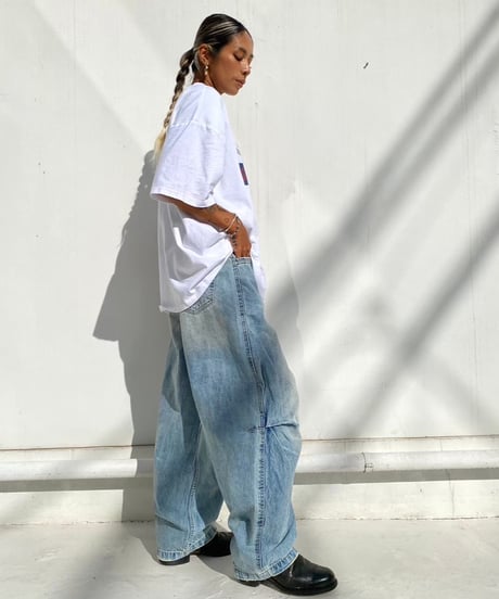 3D tuck denim「tapered」#99003