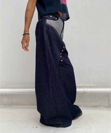 wide denim pt「design waist」#2635364