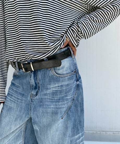 loose curve denim「wash」#2608964