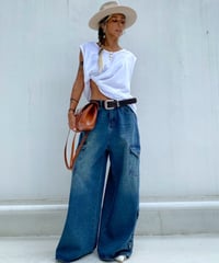 cargo denim「envelope」#91037（ベルト付き）