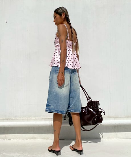 flare cami tops「dot」#00365