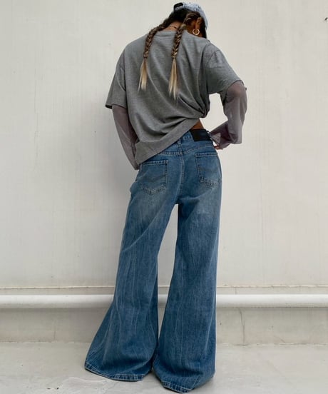 super flare denim「w pocket」#1162063