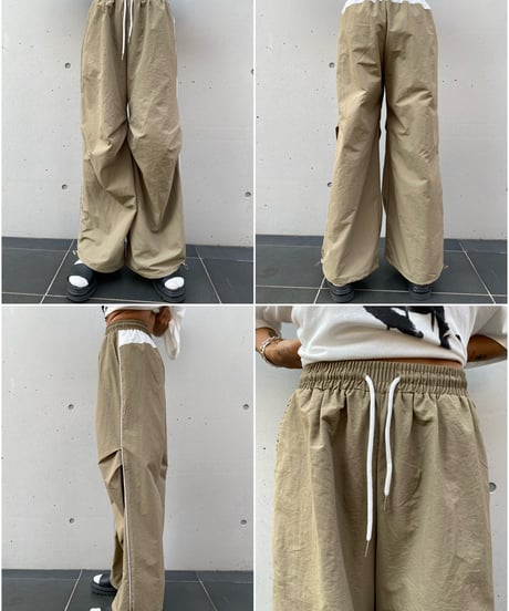 2way nylon pt「white hip」#1615