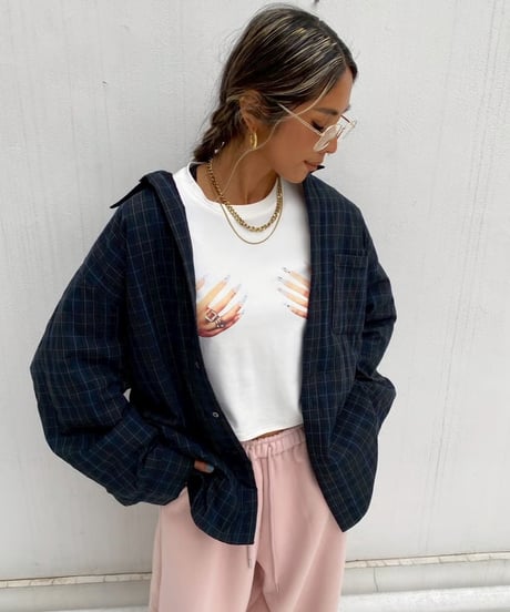 冬物非公開oversized jc「cool check」#99235510